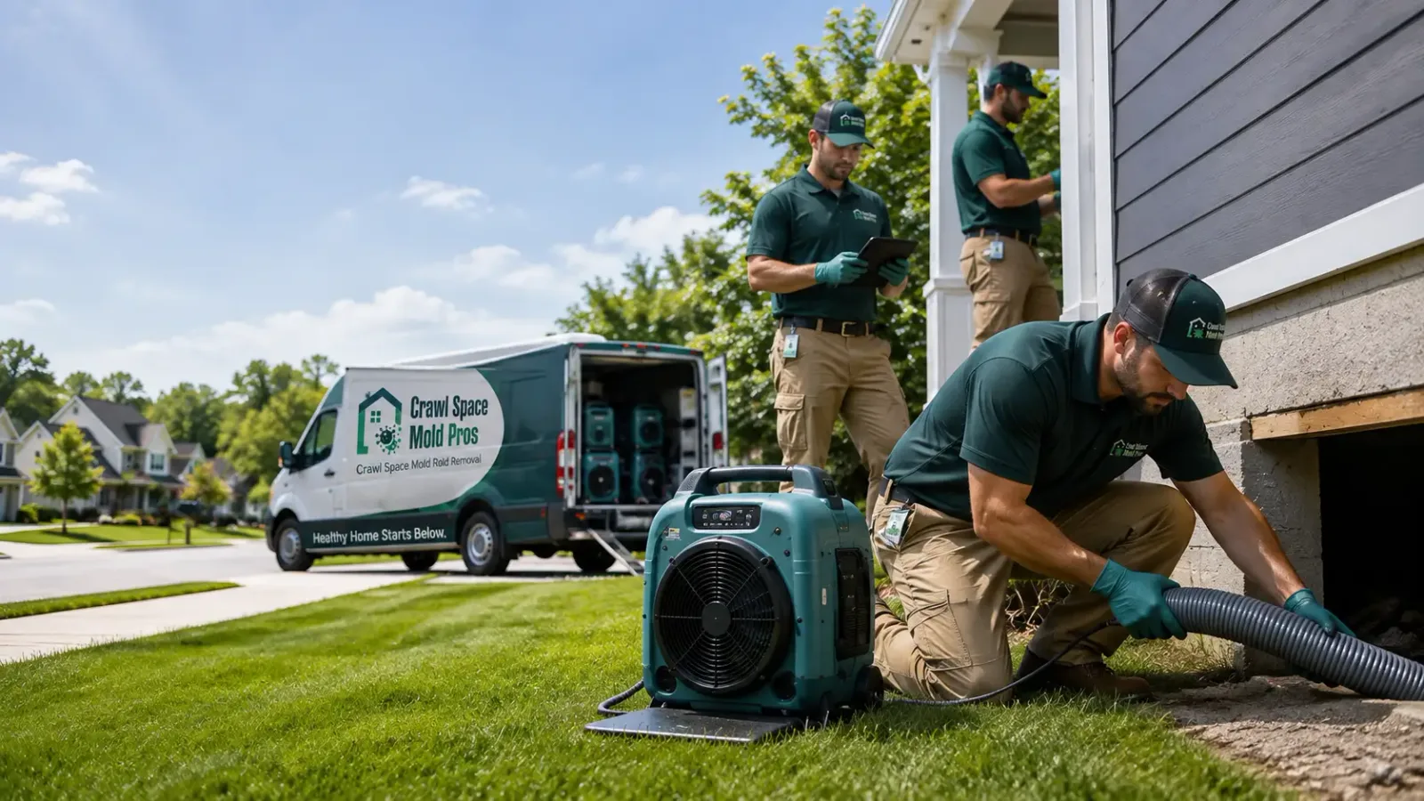 Crawl Space Mold Removal in Stanton, CA